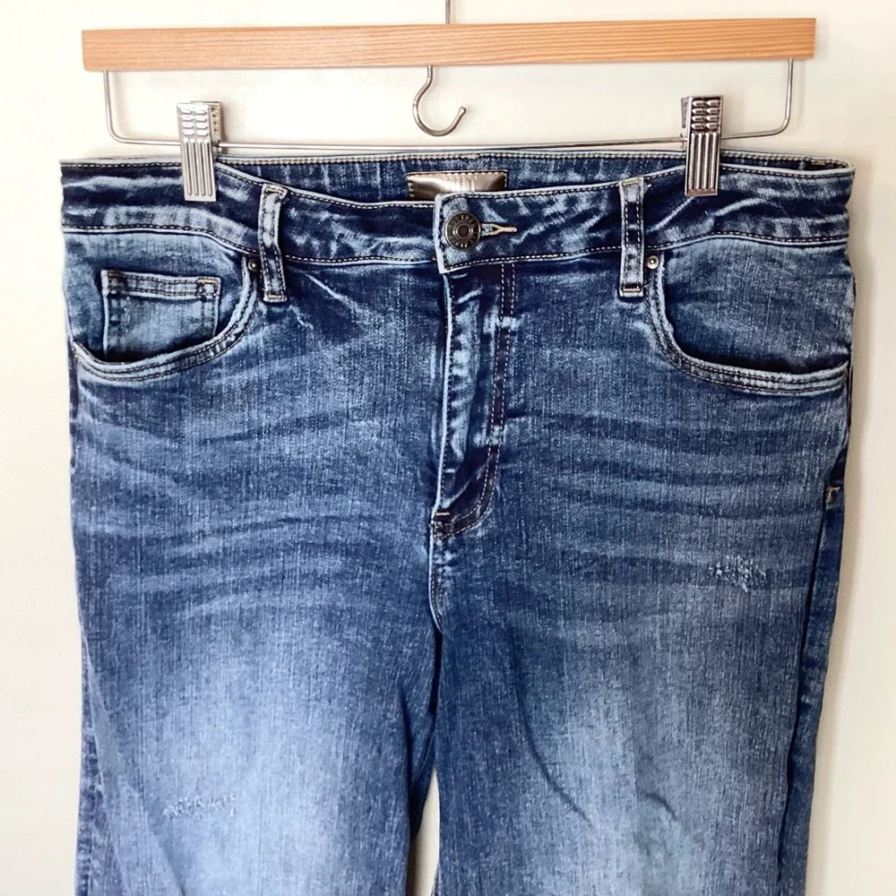 Kut From The Kloth Jean High Rise Wide Leg Jeans in Punctual - 10 - Picture 3 of 12